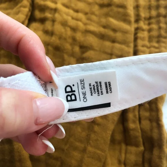 White Adjustable Band Visor - Picture 3 of 7